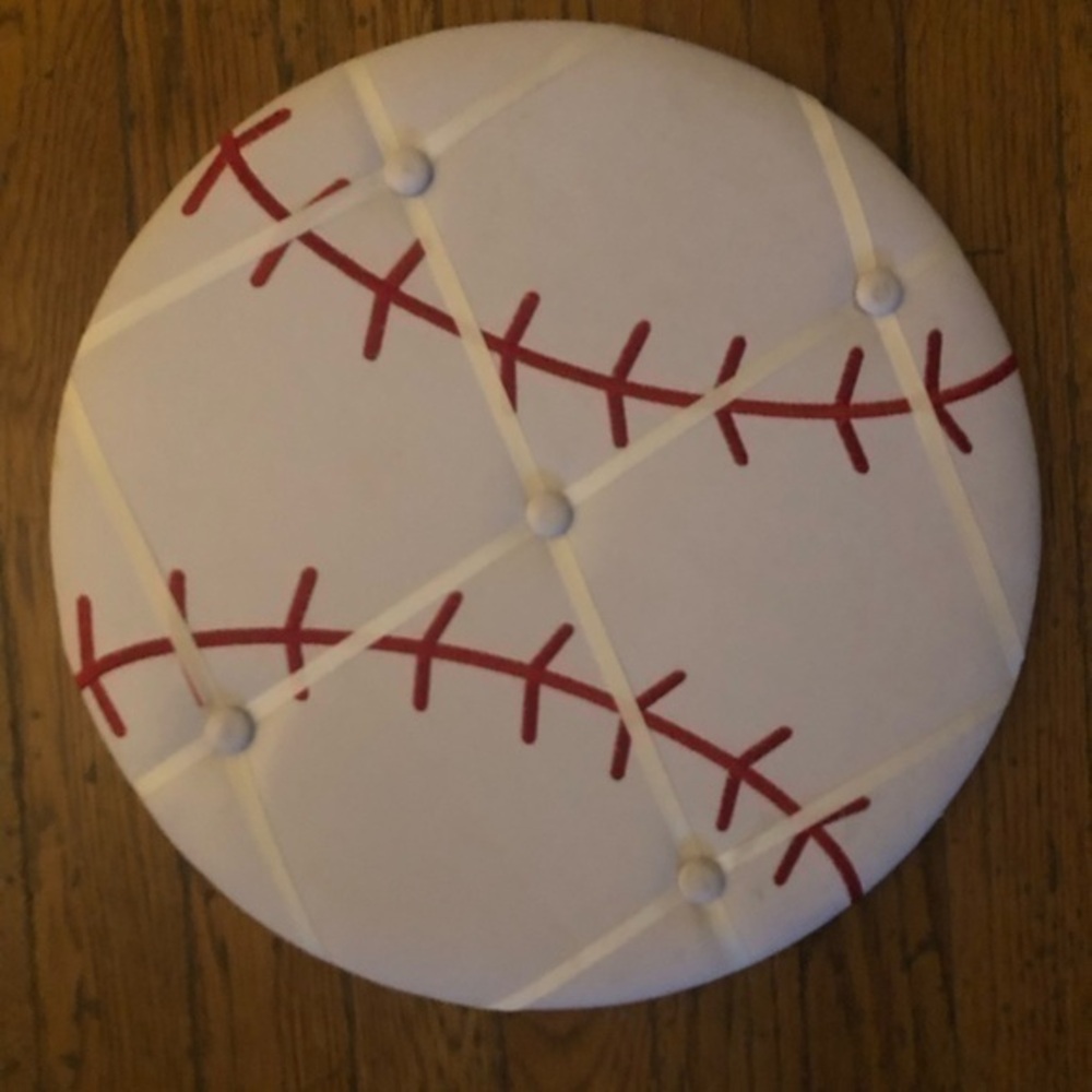 Baseball theme picture board wall decor